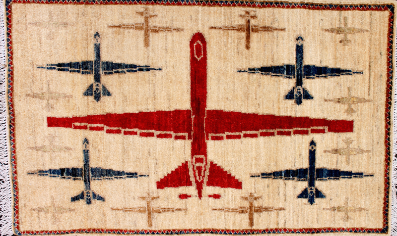 Illustration for article titled These Traditional-Style Afghani Rugs Were Inspired By Modern Warfare